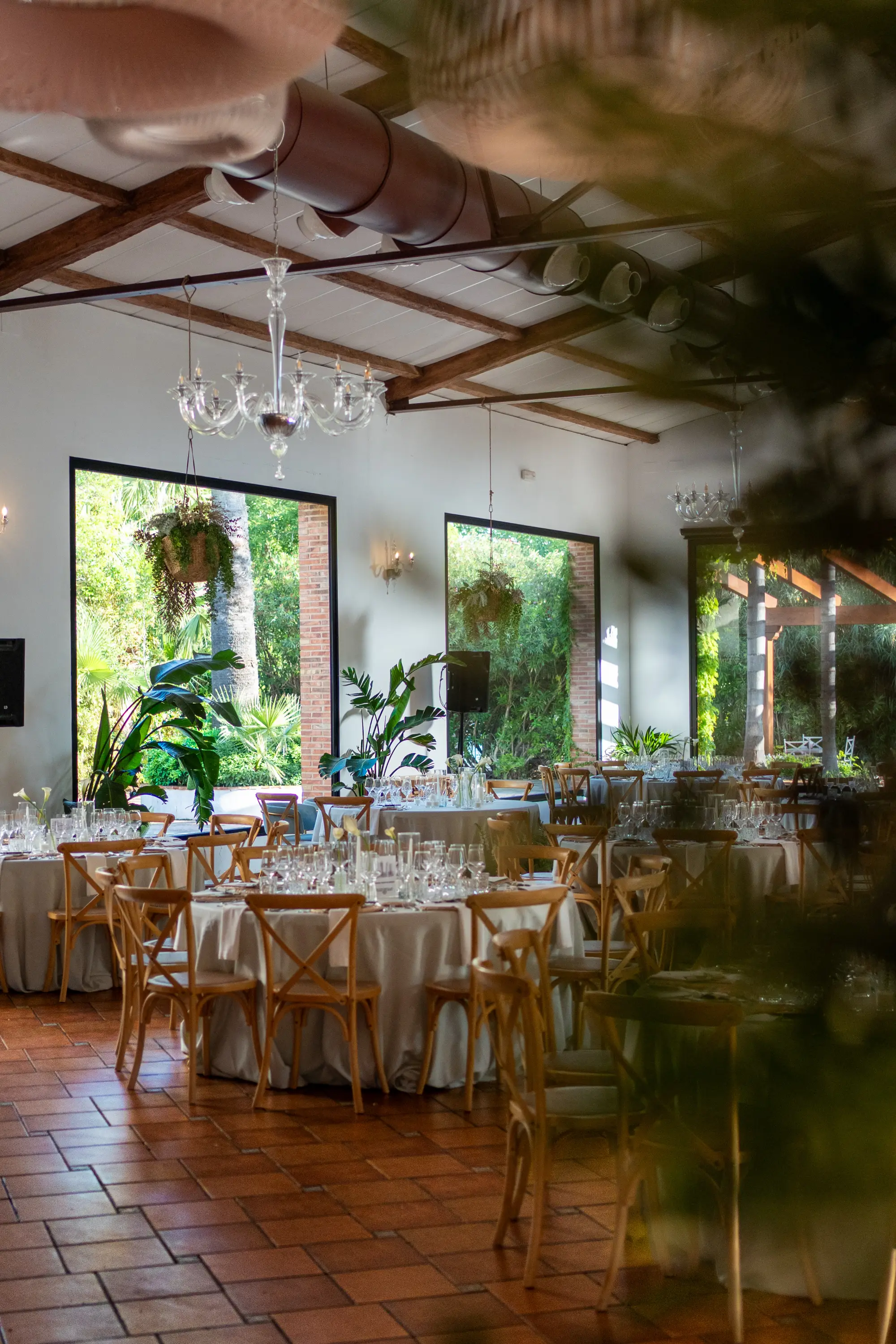 Salón Olivar, espacio de banquete en Masía del Olivar