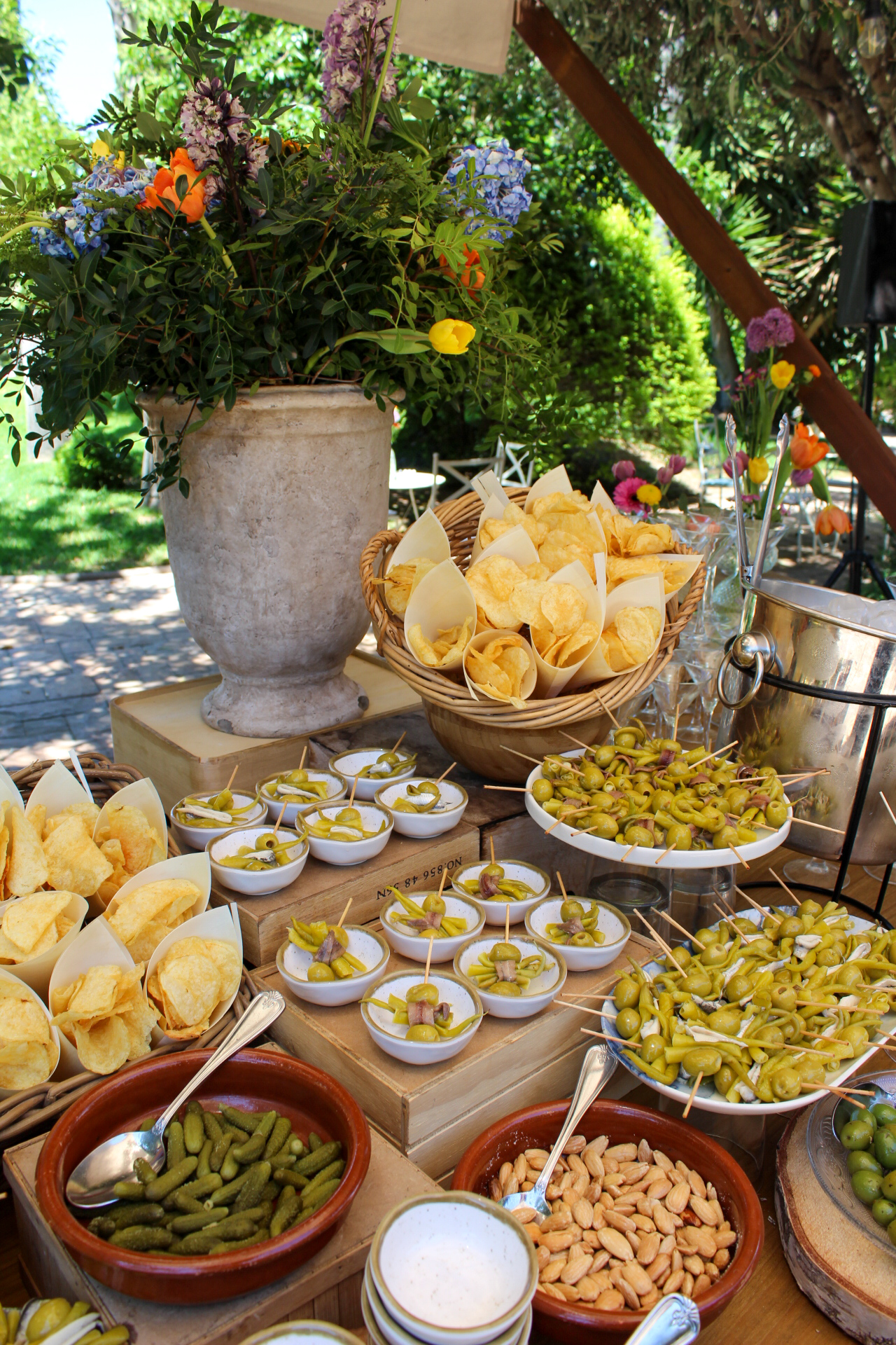 Estaciones gastronómicas de Masía del Olivar