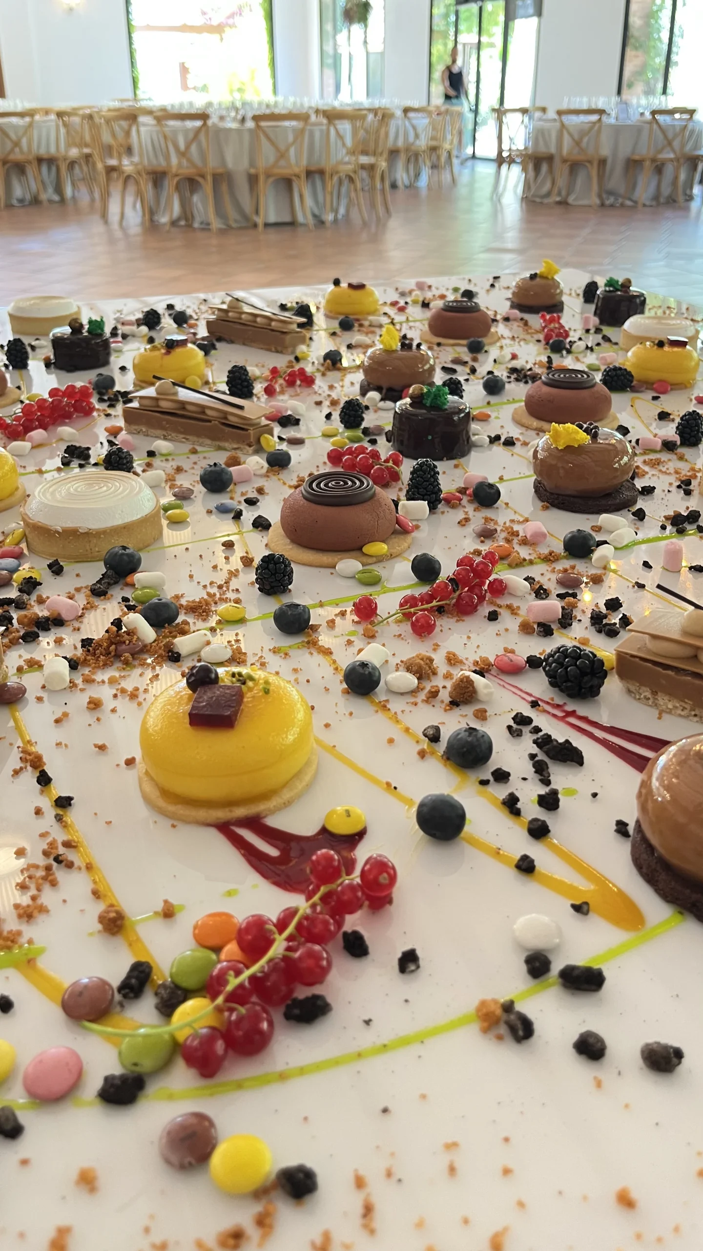 Show cooking del lienzo de postres