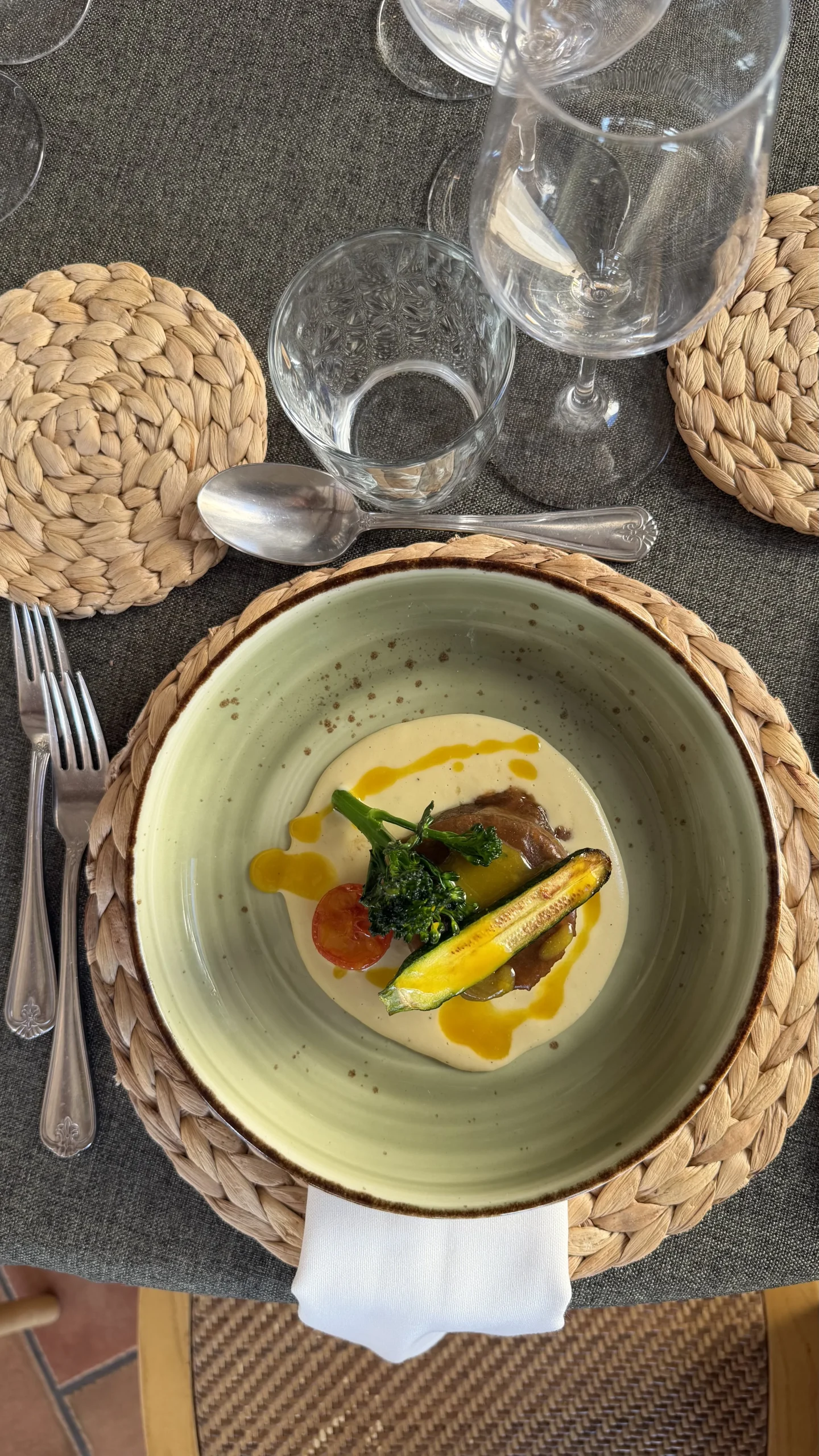 Entrante de la propuesta gastronómica