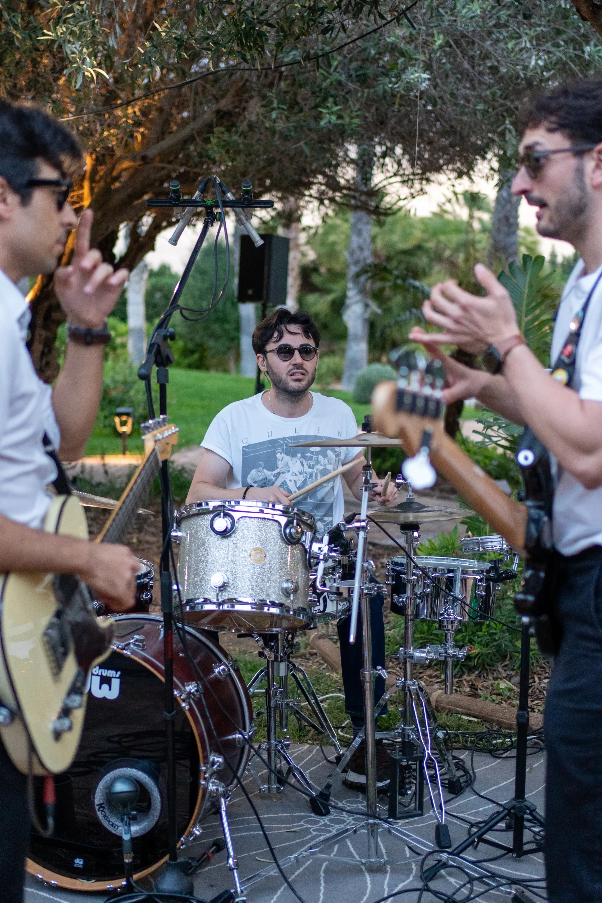 El cóctel en el Jardín Olivar